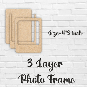 3 layer Photo Frame Mdf base