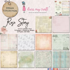 Rose Story – 12 x12 Paper Pack