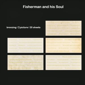 Fisherman and his soul sticker tags