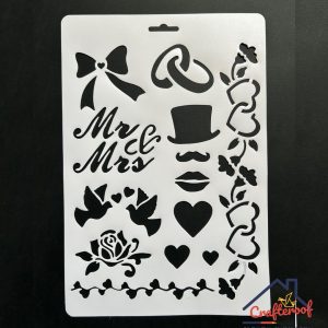 Mr & Mrs Element Stencil