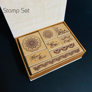 Border and Doily Stamp set – 8pc/set