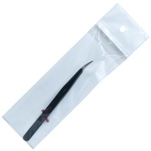 Black Curved Pointed Tweezer – Premium Quality