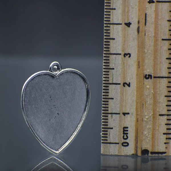 Heart Metal Silver Frame