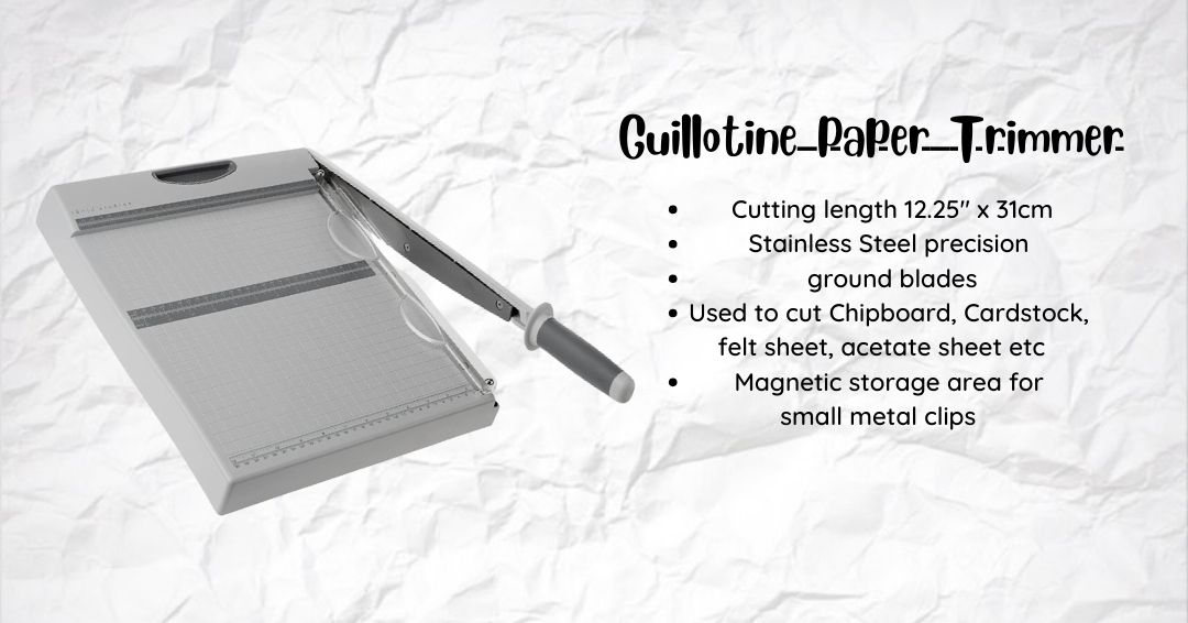 guillotine trimmer