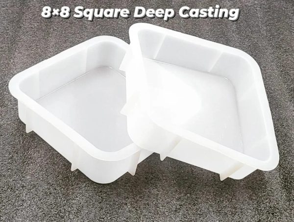 Square Deep Height Silicone Mold