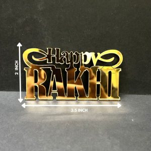Happy Rakhi Acrylic Cutout #5 - 10pcpack