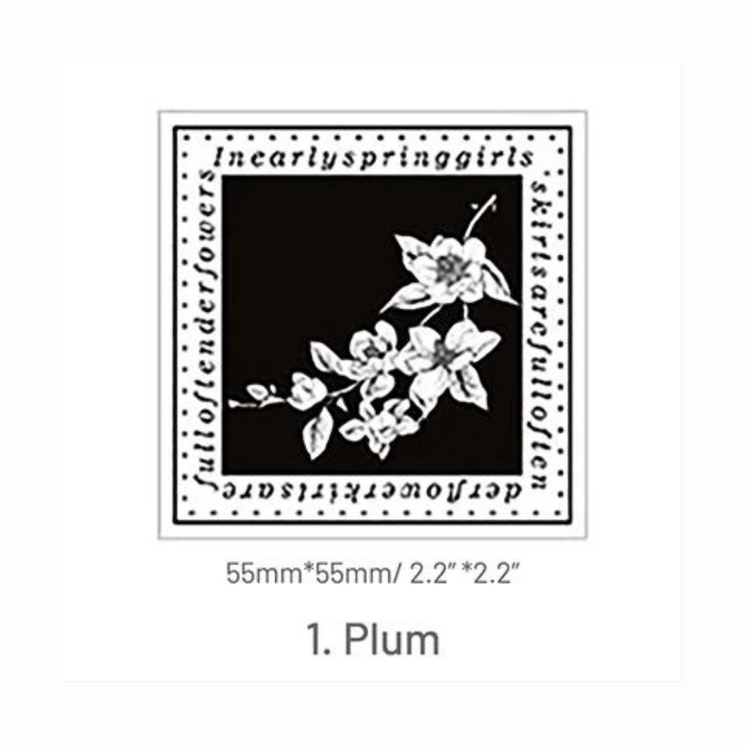 Plum Blossom - Wooden Stamp