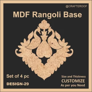 Mdf Rangoli Base - Design #29
