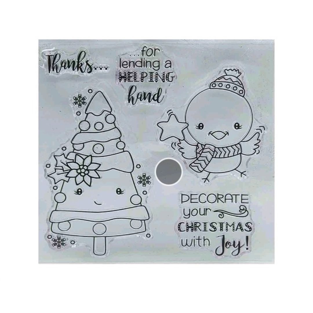 Christmas Joy Stamp - Clear Stamp